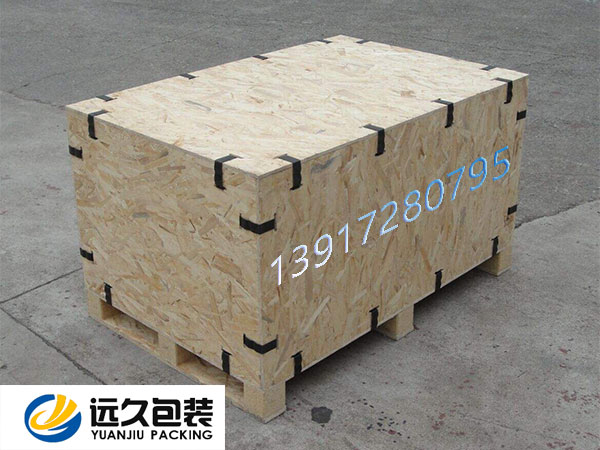OSB板制作加工的卡扣木箱更防潮、更環(huán)保、更牢固